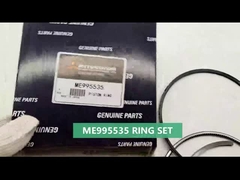 6D16T 6D16 Suku Cadang Mesin Excavator Ring Piston ME995535 Ring Set