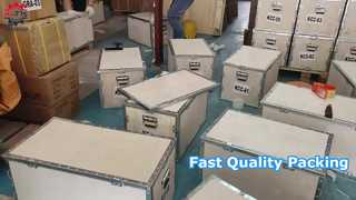 Pengepakan gudang sedang beraksi!