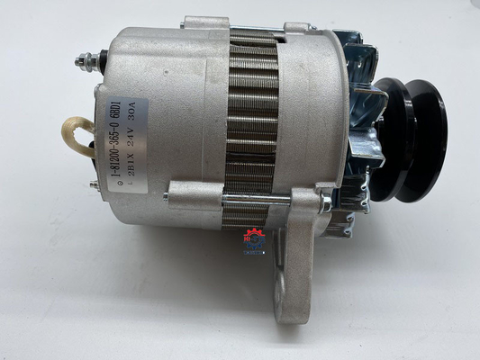EX200-1 6BD1 Generator Suku Cadang Mesin Excavator 1-81200365-0 1812003650 24V 30A Alternator