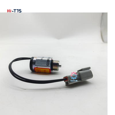 12V 24V bagian mesin excavator stop bahan bakar Solenoid katup 6677383