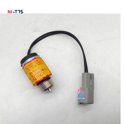 12V 24V bagian mesin excavator stop bahan bakar Solenoid katup 6677383