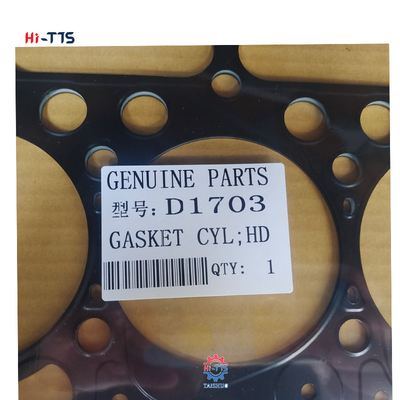 Gasket Kepala Silinder D1703 Logam 1G750-03312 Untuk Bagian Mesin Gasket Kepala Silinder