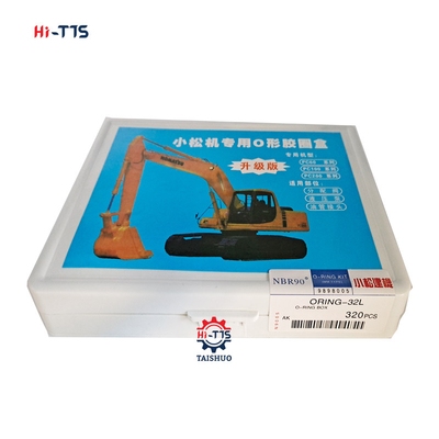 Penggali PC60 PC100 PC200 NBR90° O-Ring Kit 320pcs O-Ring Box