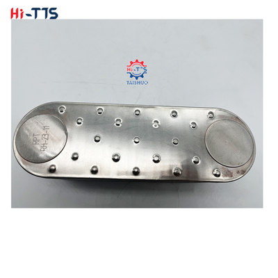 D7D-15P Oil Cooler Core Untuk Excavator suku cadang