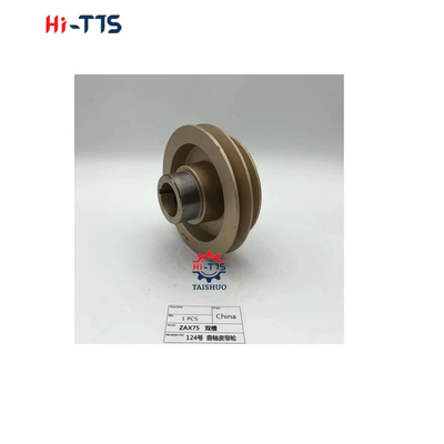 ZAX75 roda loader pulley poros engkol mesin