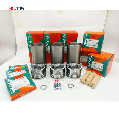 D1105 Cylinder Liner Kit 16060-02310 16060-21110 16060-2114 16292-21050 Cocok untuk Bagian Mesin Ku-bota