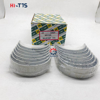 6D125 Bagian Mesin Diesel Crankshaft Main Bearing 6150-21-8010