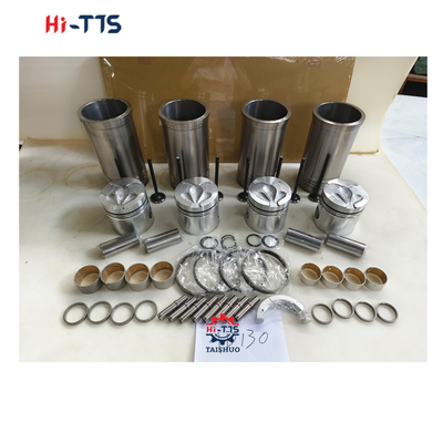Bagian perbaikan mesin traktor excavator 4D130 Cylinder Liner kit 6114-31-2111 Piston 6114-30-2303 Ring