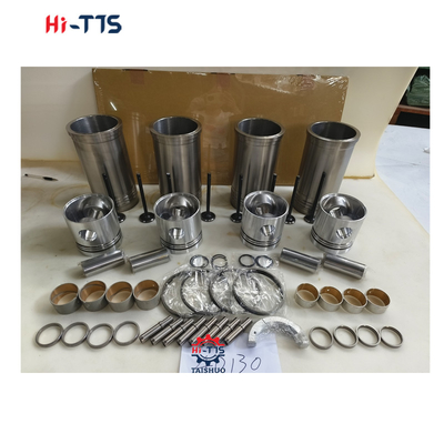 Bagian perbaikan mesin traktor excavator 4D130 Cylinder Liner kit 6114-31-2111 Piston 6114-30-2303 Ring
