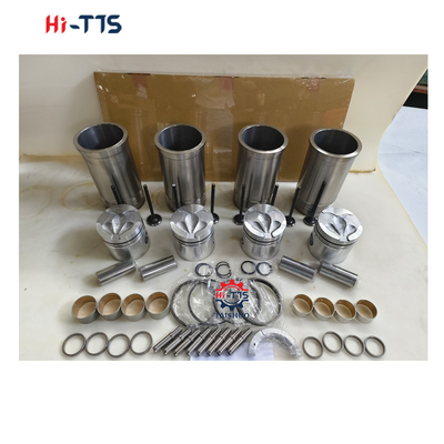 Bagian perbaikan mesin traktor excavator 4D130 Cylinder Liner kit 6114-31-2111 Piston 6114-30-2303 Ring