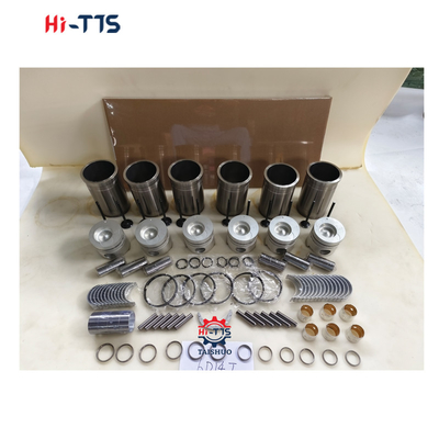 6D14T Kit Mesin untuk Excavator E120 E140 E180 Liner, piston, cincin,Klep, Bushing, Kit Gasket Lengkap