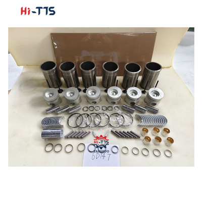 6D14T Kit Mesin untuk Excavator E120 E140 E180 Liner, piston, cincin,Klep, Bushing, Kit Gasket Lengkap