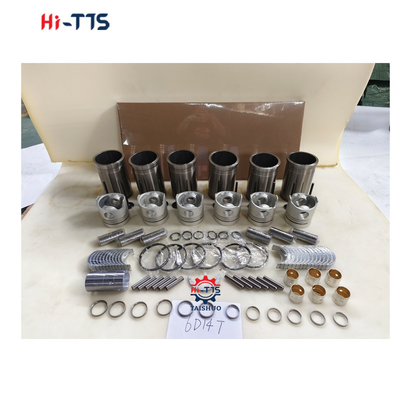6D14T Kit Mesin untuk Excavator E120 E140 E180 Liner, piston, cincin,Klep, Bushing, Kit Gasket Lengkap