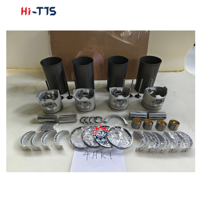 4HK1 Kit Mesin Untuk EX200-3 EX210-3 EX240-3 Excavator Liner, Piston, Ring, Valves, Bushing, Kit Gasket Lengkap