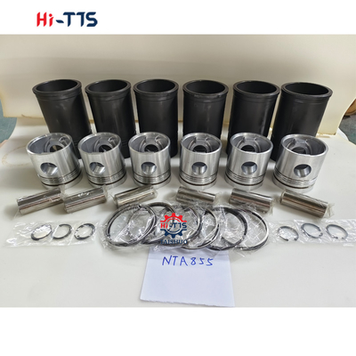 NTA855 Kit Cylinder Liner 3017349 3803977 3803703 Bagian perbaikan mesin traktor Excavator