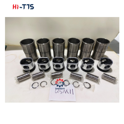 Bagian perbaikan mesin penggali traktor QSM11Kitus Liner Silinder 4952181 Piston 3803977 Ring3803703 Liner