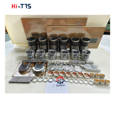 Bagian mesin 6CT Set lapisan silinder 3929161 3802429 3800328 untuk excavator