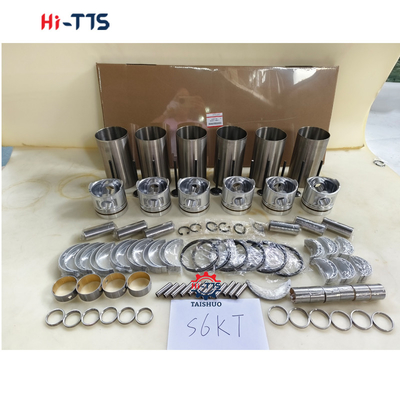 S6K Cylinder Liner kit 297-7752 178-6543 51-7523 Mesin Rebuild Kit Untuk Bagian Mesin Diesel