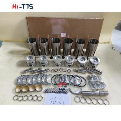 S6K Cylinder Liner kit 297-7752 178-6543 51-7523 Mesin Rebuild Kit Untuk Bagian Mesin Diesel