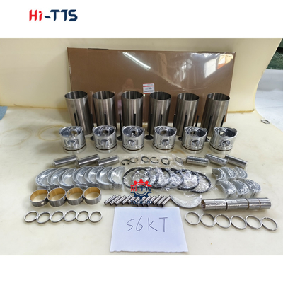 S6K Cylinder Liner kit 297-7752 178-6543 51-7523 Mesin Rebuild Kit Untuk Bagian Mesin Diesel