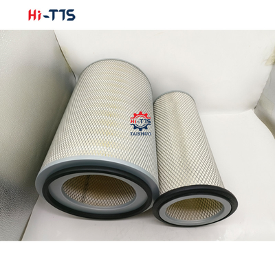 Filter Udara 6125-81-7032 600-181-3800 6125-81-7031 Untuk Bagian Mesin Excavator