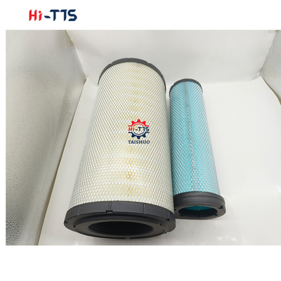 Serat Logam PU2447 Filter Udara Untuk D6D D6E Mesin Excavator Mobil Truk Model awet