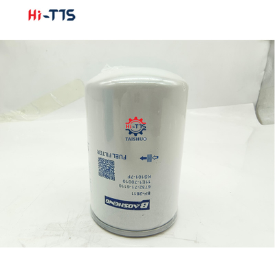 Filter bahan bakar 6732-71-6220 6732-71-6111 6138-71-6110 Untuk Bagian Mesin Excavator S6D10