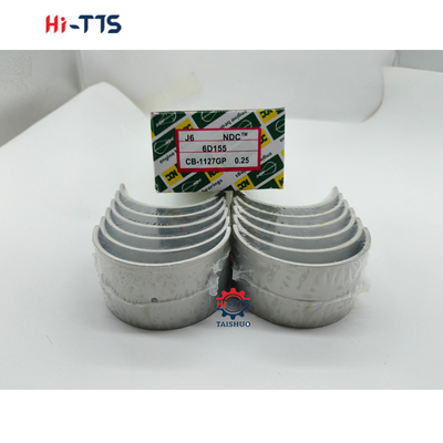 6D155 +25 Bantalan batang penghubung 6127-21-8071 6127-31-3042 Cocok untuk Bagian Mesin Komatsu