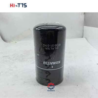 Filter Minyak 6736-51-5142 600-211-1231 Untuk PC200-8 PC200-7 Bagian Mesin Excavator