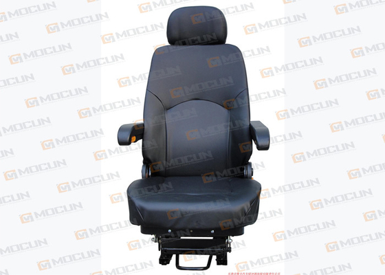 Harga bagus PU Hitam Kulit Kursi Excavator Hyundai Sany Bagian Excavator Angle Adjustable on line