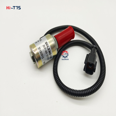 Harga bagus Bagian Excavator PC200-6 PC220-6 6D95 24V Excavator Solenoid Valve 20Y-60-22121 on line