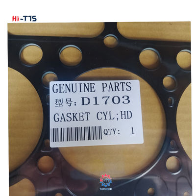 Gasket Kepala Silinder D1703 Logam 1G750-03312 Untuk Bagian Mesin Gasket Kepala Silinder