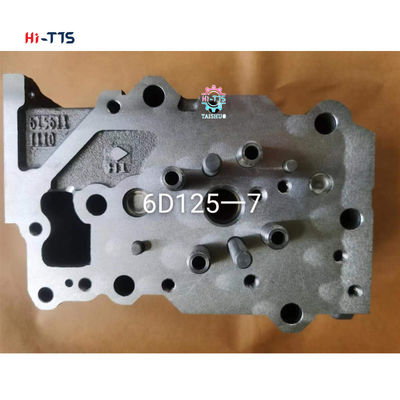 6156-11-1100 6156-11-1101 6156-11-1102 Kepala Silinder Untuk Mesin Diesel 6D125 PC400-7 6D125-7