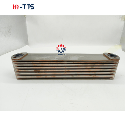 Harga bagus Bagian Mesin Truk Excavator QSX15 X15 ISX15 Oil Cooler 4965487 13P on line