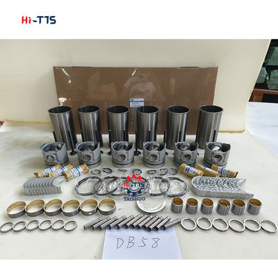 Harga bagus Excavator DH220-7 Engine DB58 Kit Overhaul Kit Liner Kit Piston 6 silinder 65.02501-0416 on line