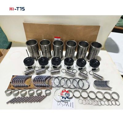 Harga bagus Bagian-bagian perbaikan mesin excavator QSM11Silinder Liner kit 4952181 Piston 3803977 Ring3803703 Liner on line