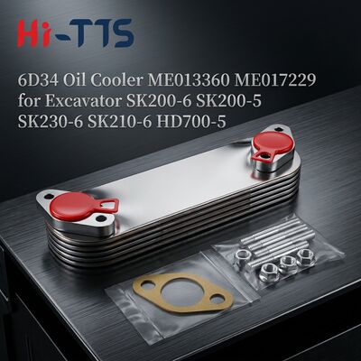 Harga bagus 5P 6D34 Oil Cooler ME013360 ME017229 untuk Excavator SK200-6 SK200-5 SK230-6 SK210-6 HD700-5 on line
