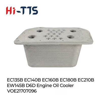 Engien D6D Engine Oil Cooler VOE21707096 21707096 for Excavator EC135B EC140B EC160B EC180B EC210B