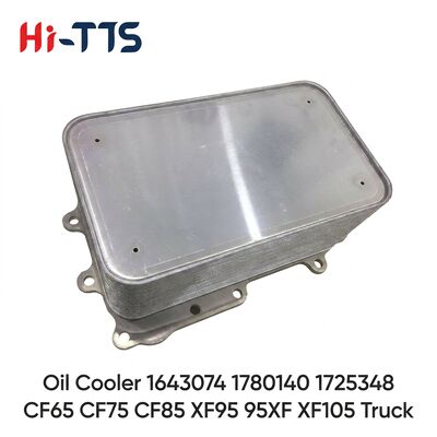 Harga bagus Oil Cooler 1643074 1725348 1780140 1672896 untuk Suku Cadang Sistem Pendingin Truk CF85 XF95 XF105 Eropa Tugas Berat on line