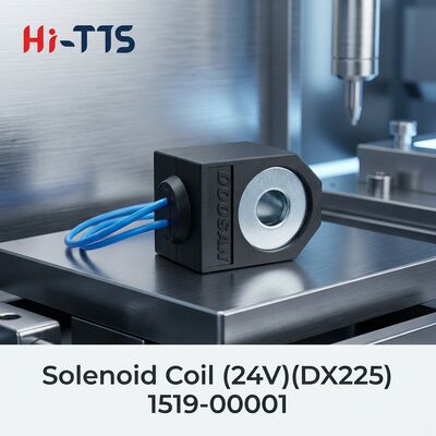 Harga bagus 24V 16mm 1519-00001 2519-9008 Koil Solenoid Hidraulik untuk DH220-5 DH215-7 DH225-7 DX140LC Aksesoris Excavator on line