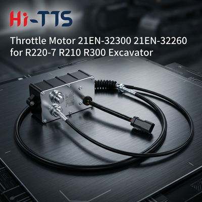 Motor Throttle 21EN-32300 21EN-32260 untuk R225-7 Suku Cadang Mesin Konstruksi Ekskavator Tuas Pengendali Throttle