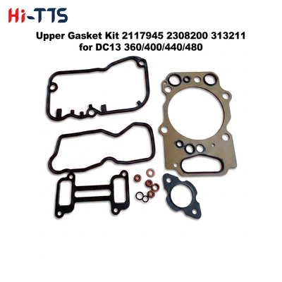 Set Gasket Suku Cadang Truk Eurocv 2308200 2117945 untuk Mesin Truk DC16 DC13 Gasket Atas
