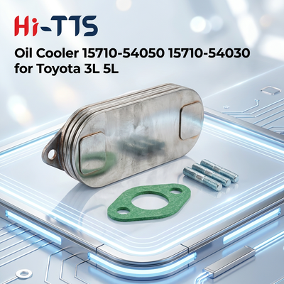 Harga bagus Aftermarket Bagian Mesin Konstruksi Oil Cooler 15710-54050 15710-54030 untuk Mesin 4M40 untuk Toyota 3L 5L on line