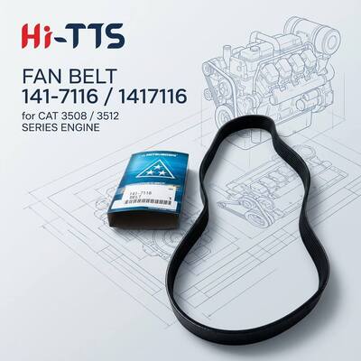 Harga bagus Suku Cadang Ekskavator 141-7116 1417116 Fan Belit untuk 3508 3508B 3508C 3512 3512B 3512C on line