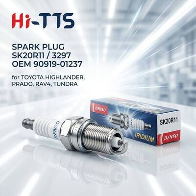 Spark Plug 3297 SK20R11 OEM 9091901237 / 9091901238 untuk Toyota HIGHLANDER / KLUGER, PRADO, RAV 4, TUNDRA Pickup