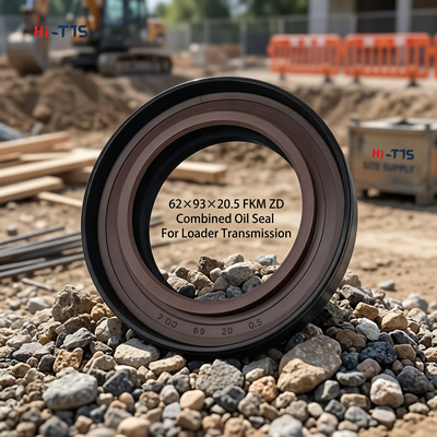 ZD62×93×20.5 FKM Double Spring Rectangular Combined Skeleton Oil Seal Universal Replacement Shaft Seal Untuk ZL28 ZL30 928 930 Mini Loader
