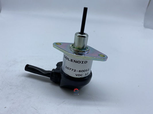 Harga bagus Fuel Shutoff Solenoid Valve 1G772-60010 1G772-60012 Untuk Kubota 12V Stop Solenoid on line