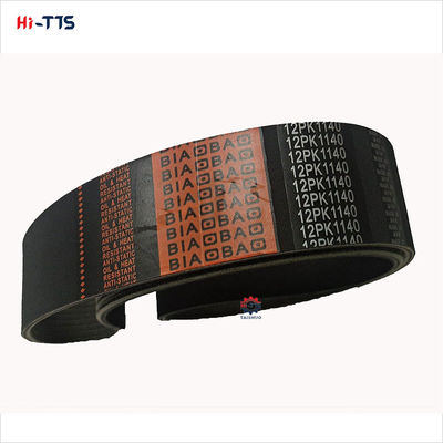 Harga bagus Bagian Mesin Excavator Fan Drive V Ribbed Belt 12PK1140 PK V Belt on line